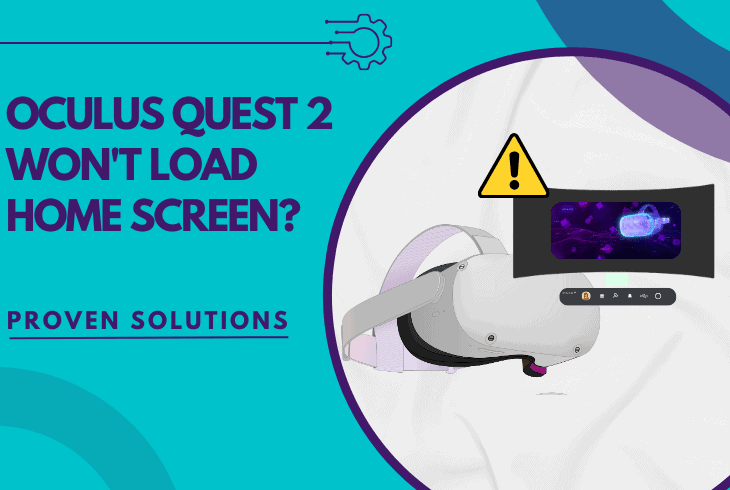 oculus quest 2 won't load home screen