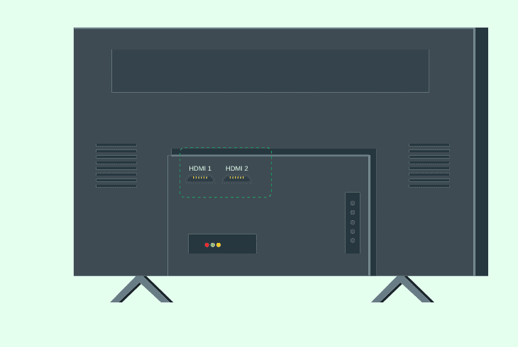 inspect the hdmi connection