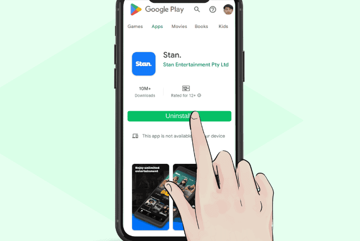 reinstall the stan application