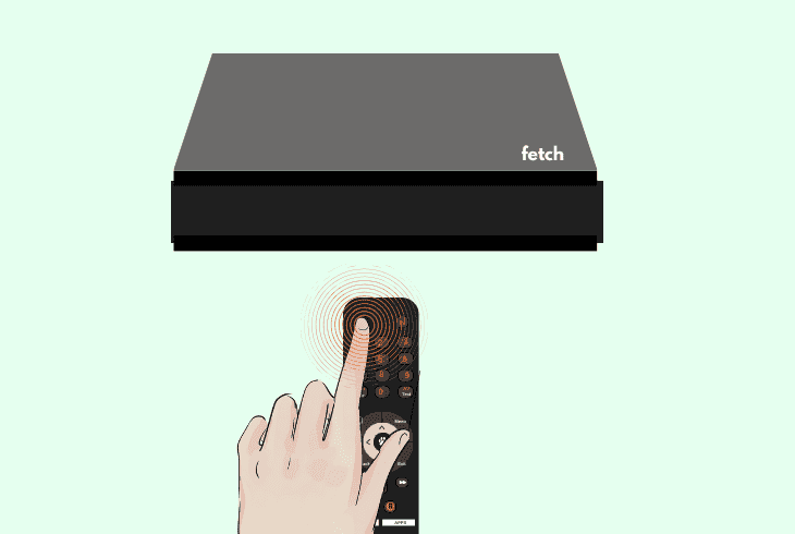 power reset the fetch tv box