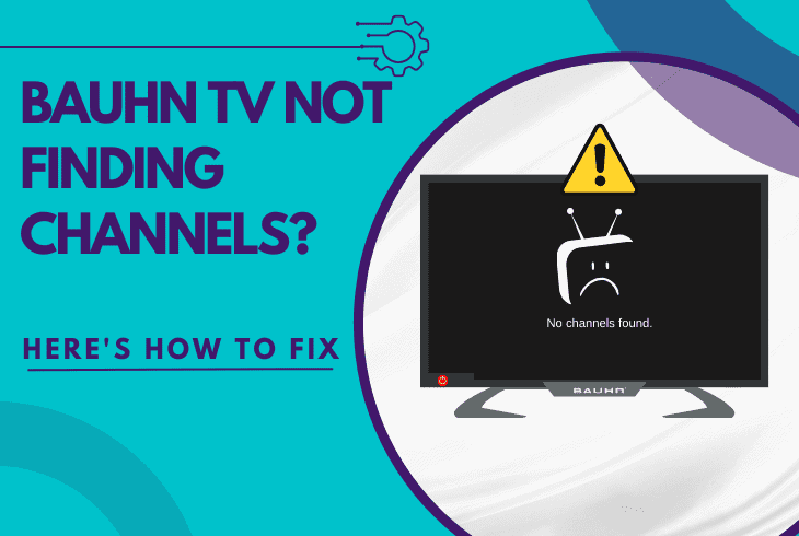 bauhn tv not finding channels