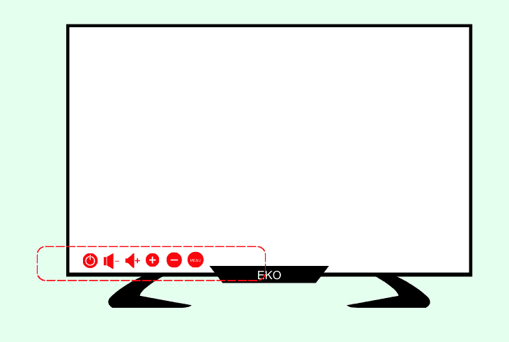 use the physical buttons