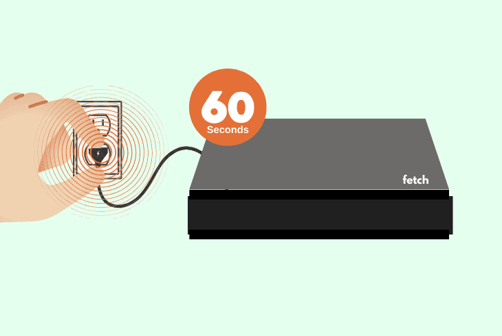 suspend fetch tv’s power supply