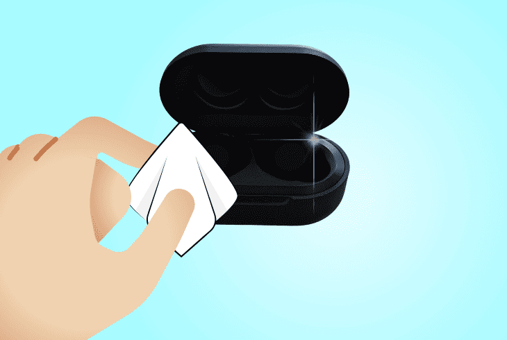 clean your earbuds and capsule