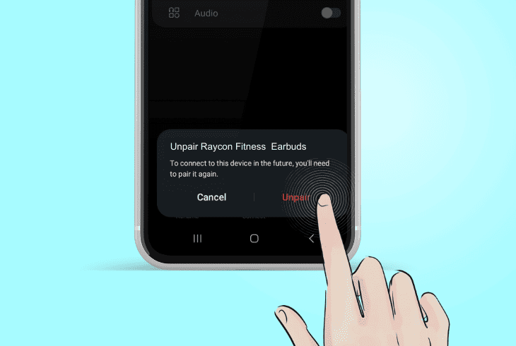 unpair buds from other devices