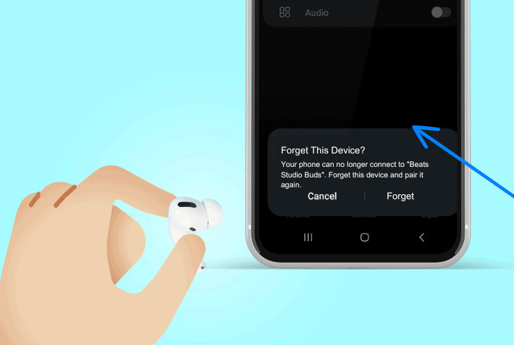 unpair and pair your earbuds