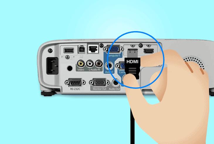 reseat the hdmi cable connection
