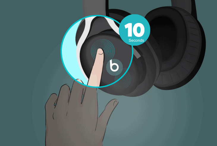 factory reset the headphones