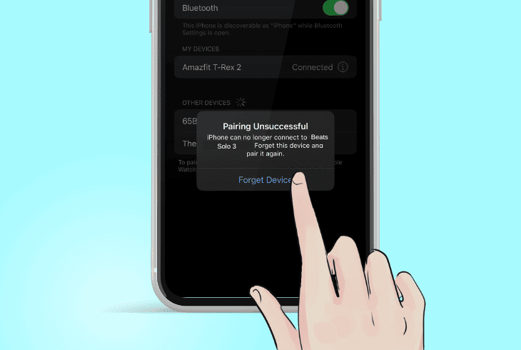 unpair pair beats solo3 on apple ios
