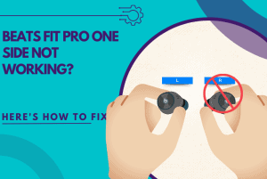 beats fit pro one side not working
