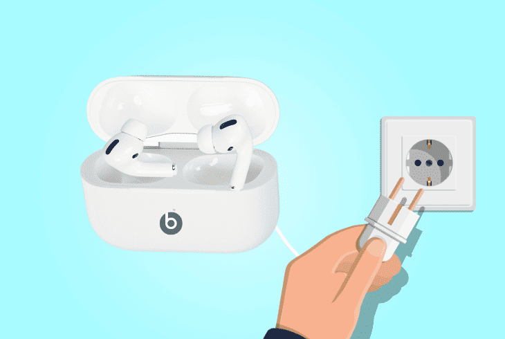 charge buds via a wall outlet