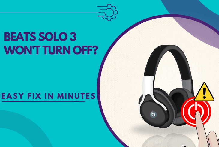 beats solo 3 won't turn off