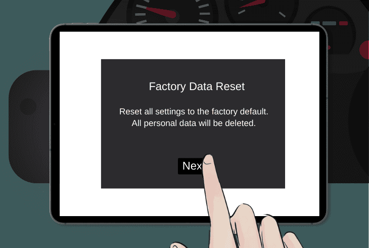 factory reset the carplay stereo