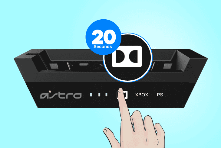 reset the astro a50 to default