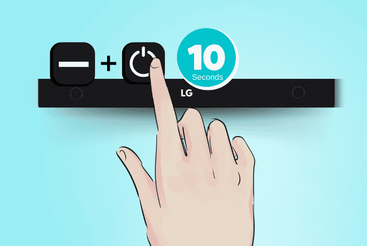 factory reset your lg soundbar method 3
