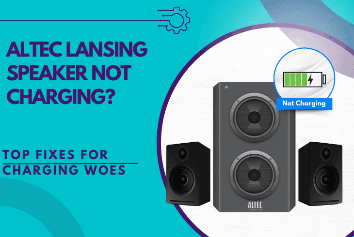 altec lansing speaker not charging
