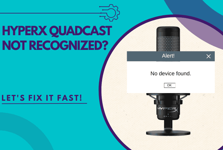 hyperx quadcast not recognized