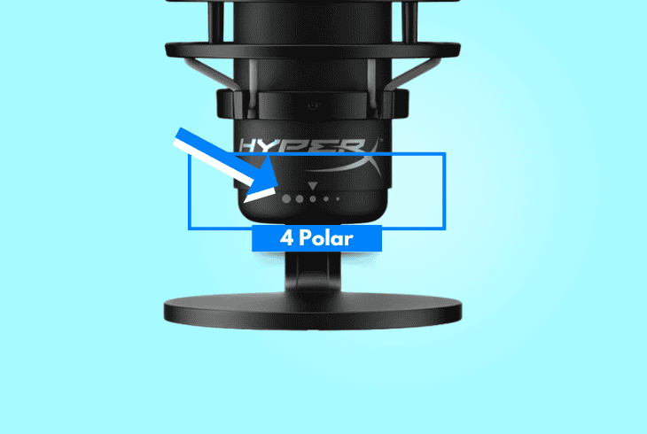 hyperx polar pattern knob