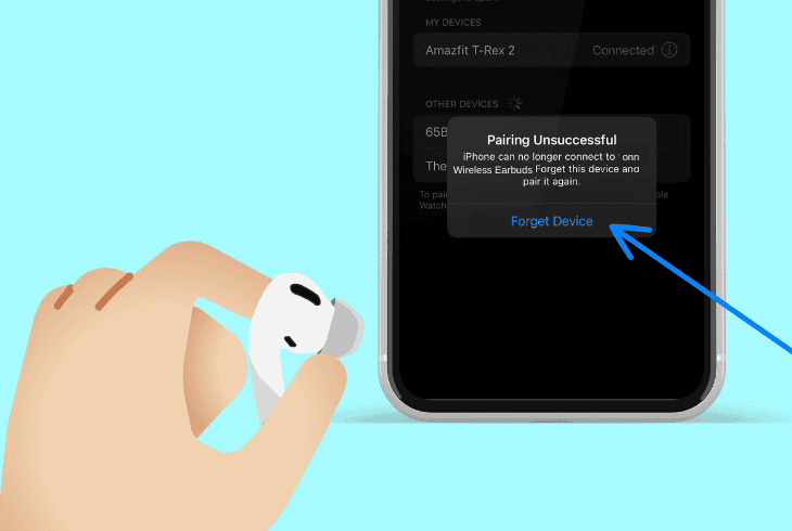 forget onn earbuds on apple ios