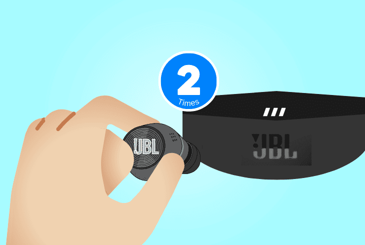 reset the jbl earbuds to defaults
