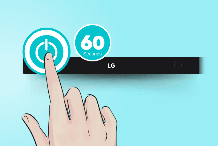 hard reset the lg audio devices