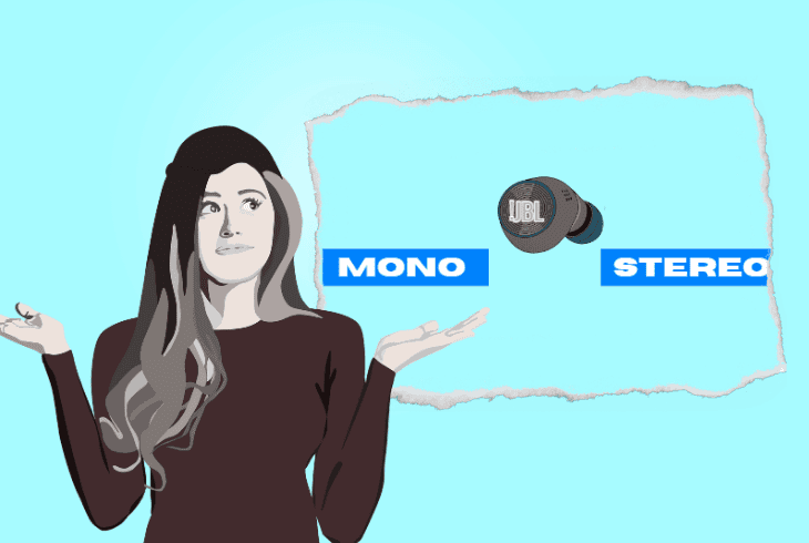 jbl earbuds mono vs. stereo mode
