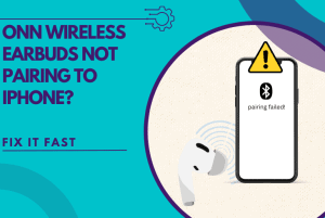 onn wireless earbuds not pairing to iphone