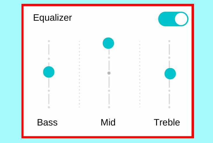 settings jbl flip 6 equalizer (pop)