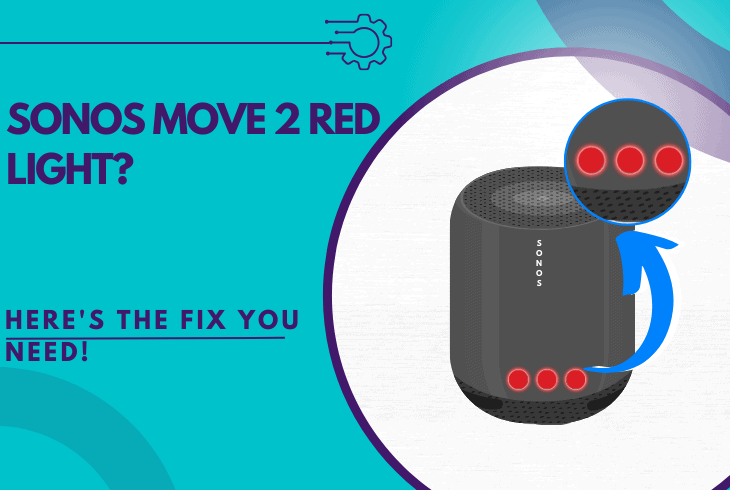sonos move 2 red light