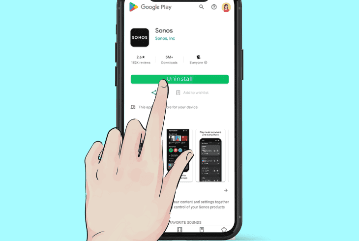 reinstall your sonos application