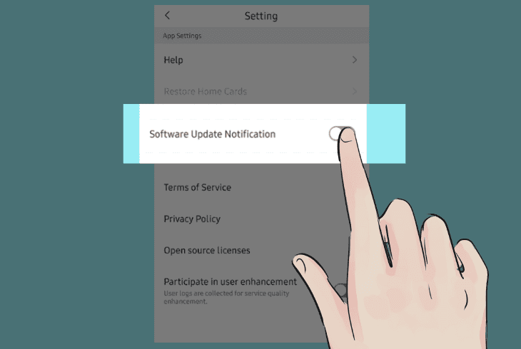 update the soundbar’s software