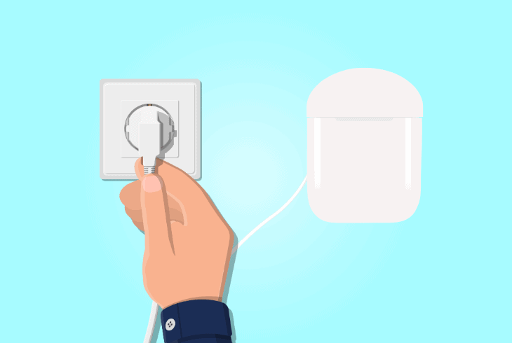 switch to a tested power source