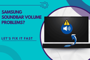 samsung soundbar volume problems