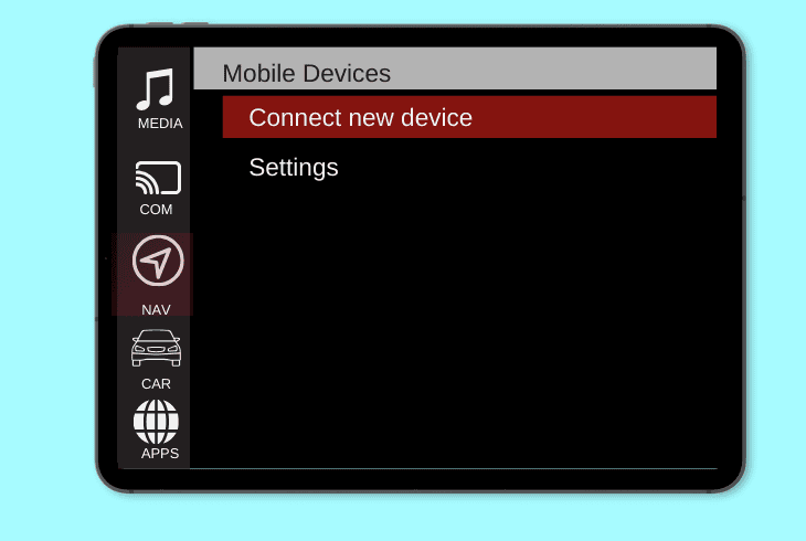 configure the carplay wireless menu