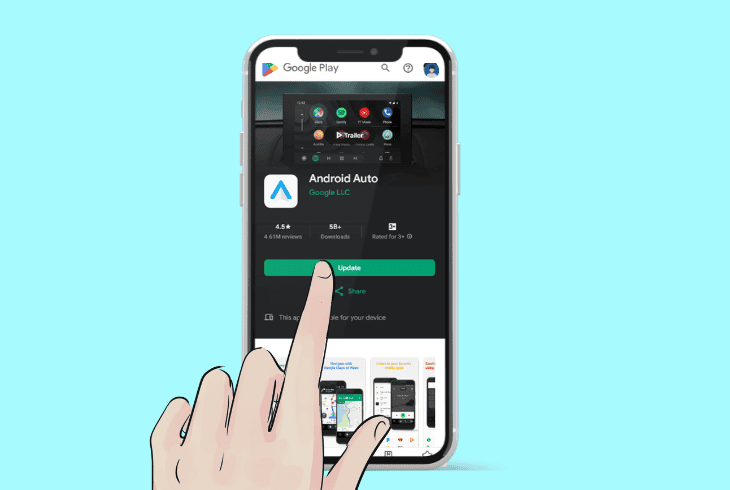 update android auto firmware version