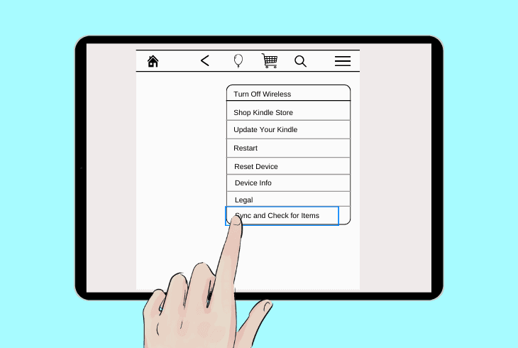 sync the kindle paperwhite properly