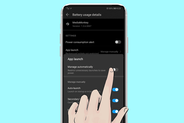 stop android auto’s “manage automatically”