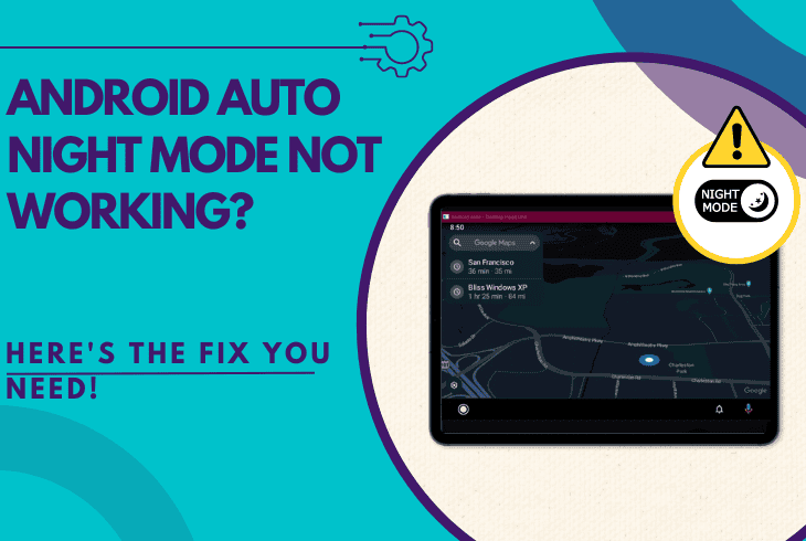 android auto night mode not working