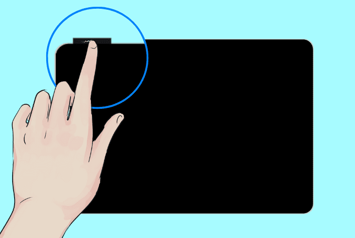 check if the power button is stuck
