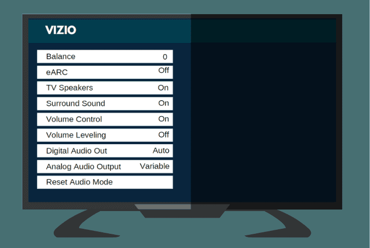 re-configure the tv’s audio settings