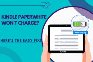 kindle paperwhite won't charge
