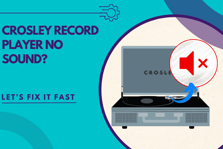 Your Crosley Record Player No Sound? (Let’s Fix It Fast) 1 crosley record player no sound
