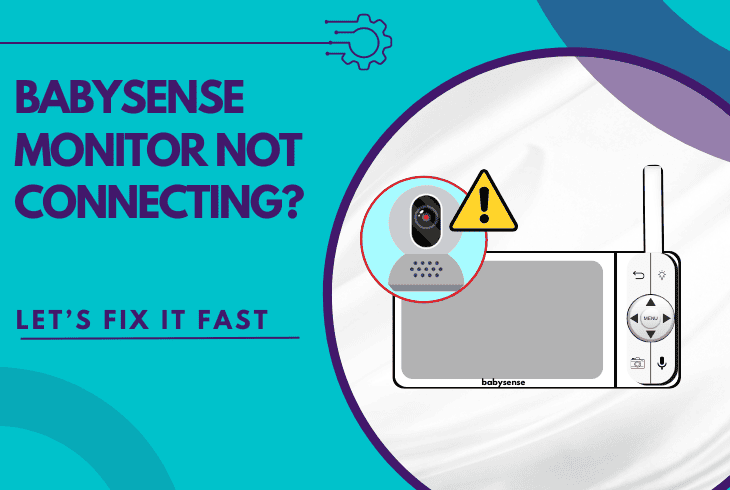 babysense monitor not connecting