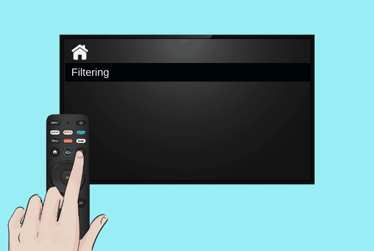 reset the tv’s channel guide filters