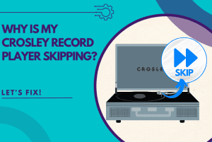 crosley record player skipping