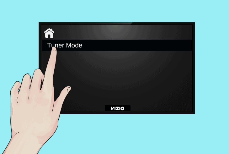 correct the vizio tv’s “tune mode”