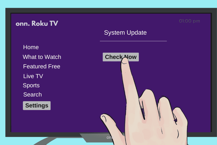 check for a newer system version