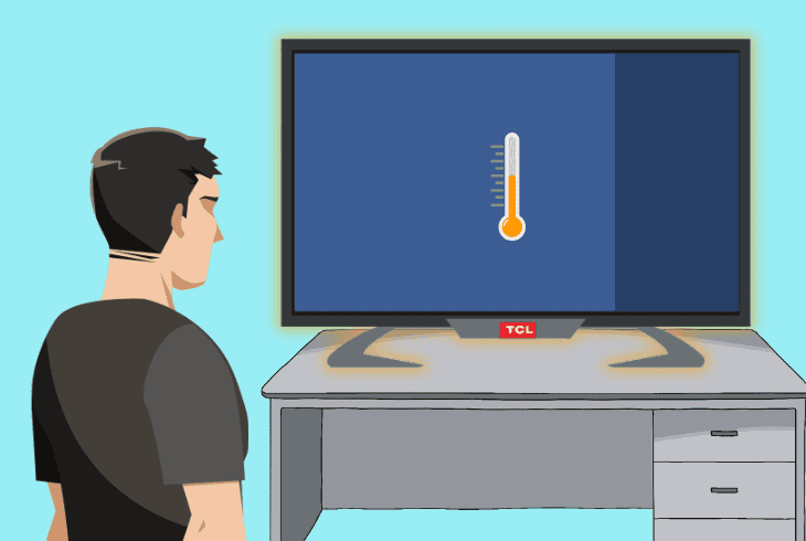 check for tv overheating