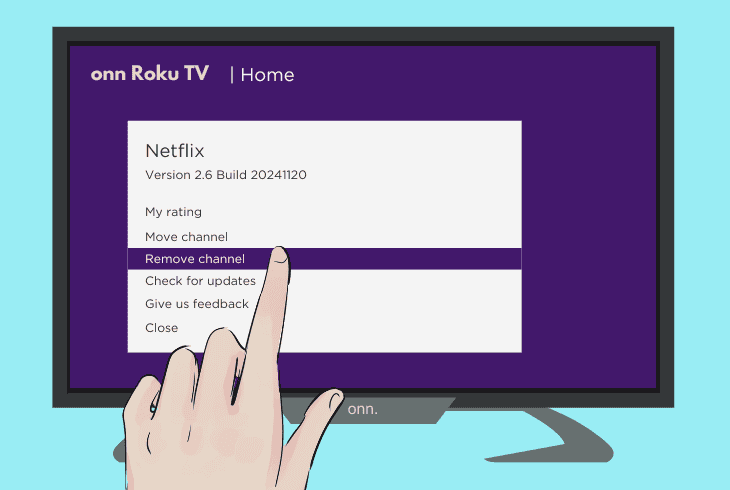 remove the problematic roku channel