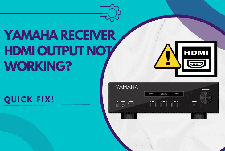 yamaha receiver hdmi output not working